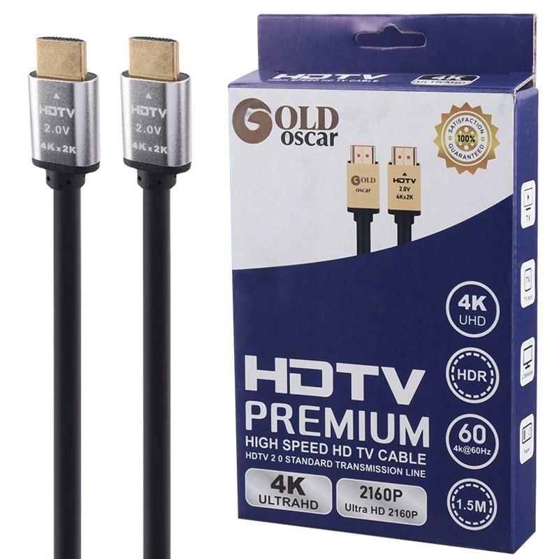 کابل GOLD OSCAR HDMI V2.0 4K 1.5M