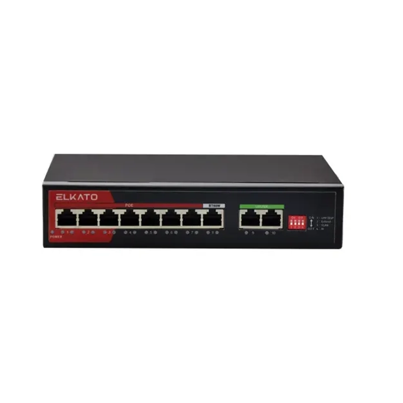 سوئیچ شبکه 8 پورت POE مدل EL-1SB0820BP-120W