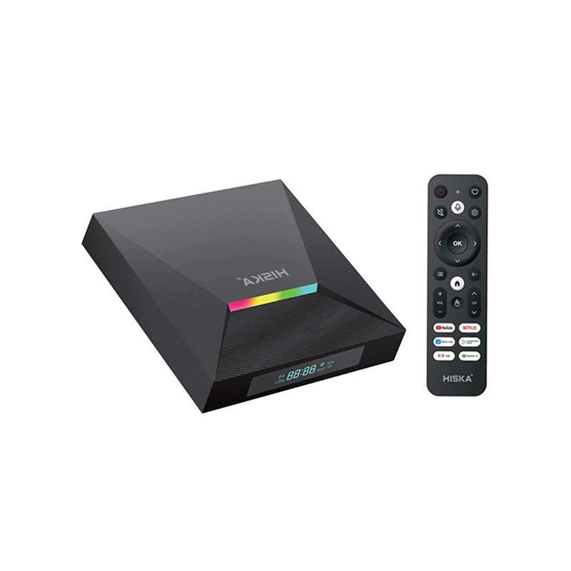 اندروید باکس Hiska A12 8K + ریموت کنترل