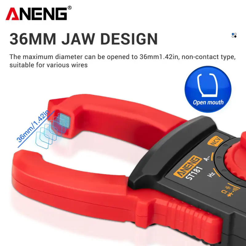 مولتی متر کلمپی دیجیتالی ANENG مدل ST181