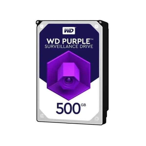هارد اینترنال وسترن دیجیتال بنفش مدل Purple ظرفیت 500 گیگابایت