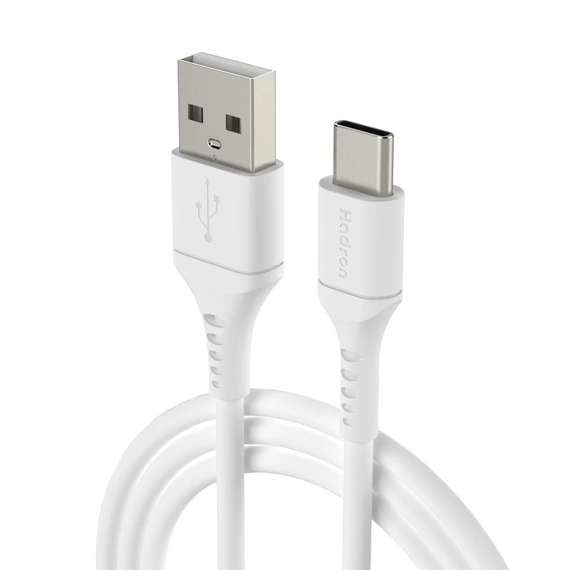 کابل USB به Type-C هادرون مدل HTC-A-C01 طول 1 متر رنگ سفید