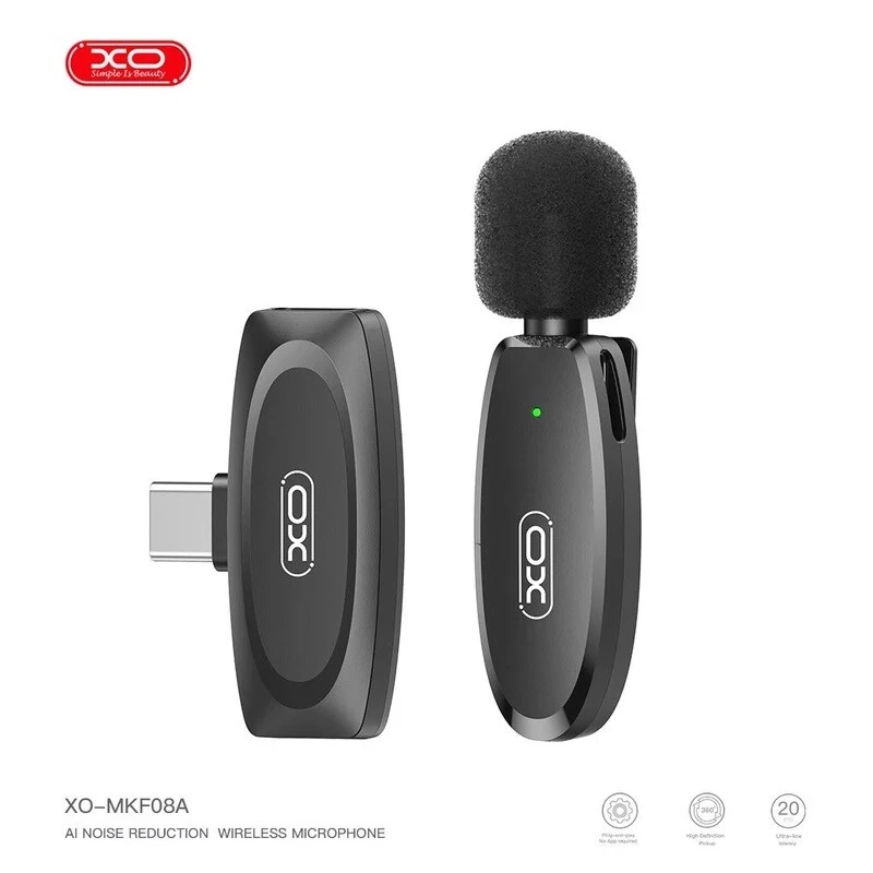 میکروفون یقه ای بی سیم ایکس او XO-MKF08A Type-C