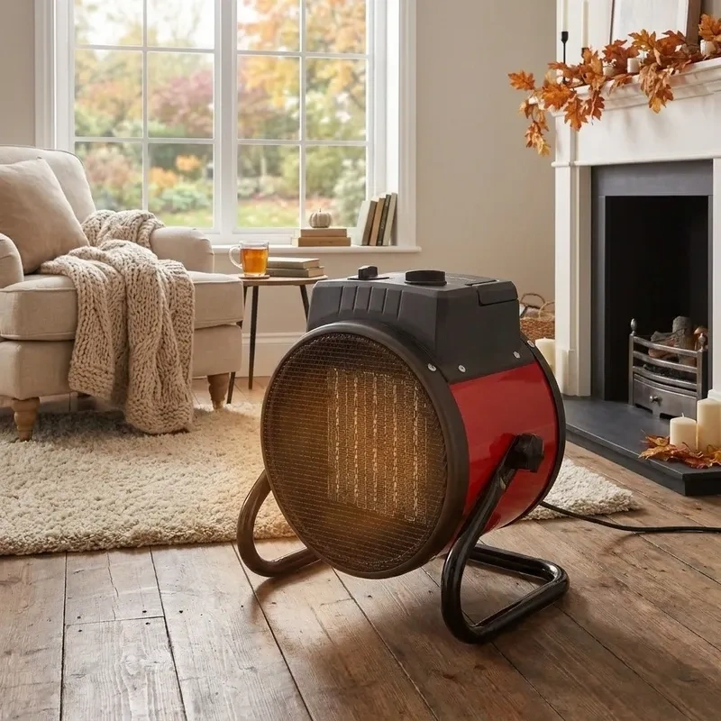 بخاری برقی فن دار بدنه فلزی 3500w