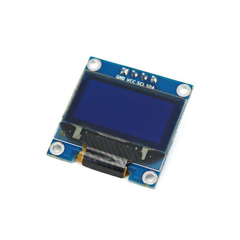 ماژول نمایشگر OLED آبی 0.96 اینچ دارای ارتباط I2C با رزولوشن 128×64