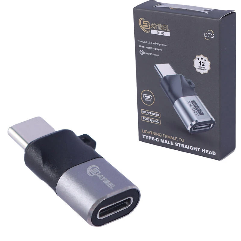 تبدیل OTG لایتنینگ به تایپ سی بایبل OT-05